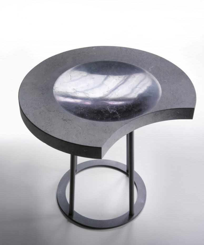 The table series shows off not only different phases but also various colors, textures and materials The table series shows off not only different phases but also various colors, textures and materials