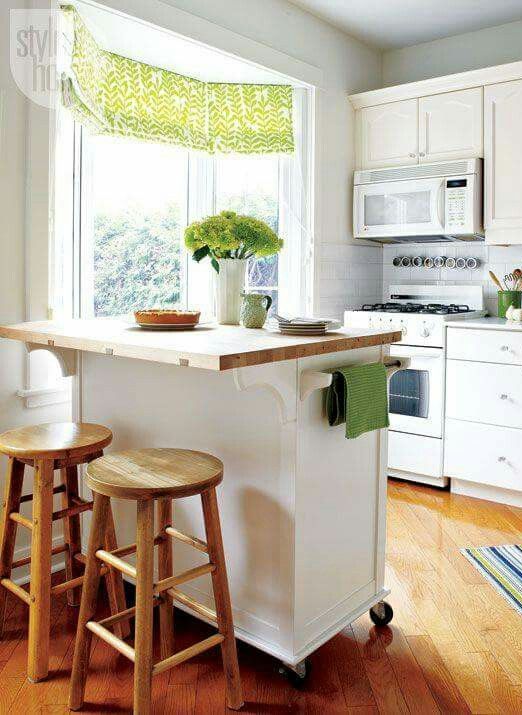 25 Mini Kitchen Island Ideas For Small Spaces - DigsDigs