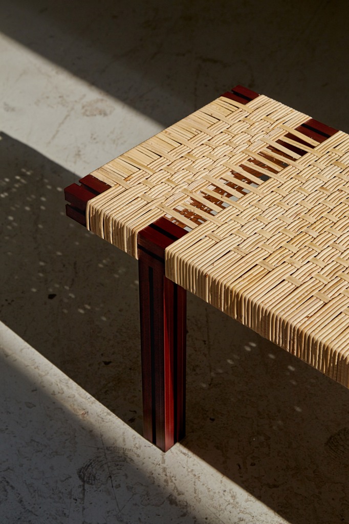 Every of two materials looks very contrasting, and wicker is more organic and aluminum is more industrial Every of two materials looks very contrasting, and wicker is more organic and aluminum is more industrial