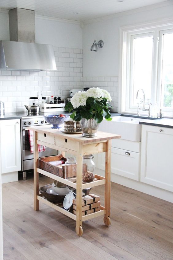 19 Small Kitchen Island Ideas For a Space That's Both Funky and