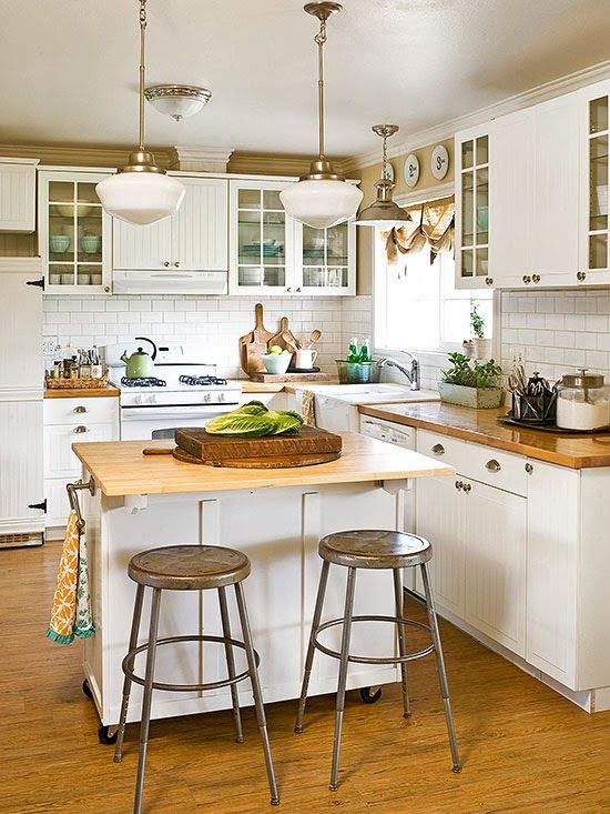 19 Small Kitchen Island Ideas For a Space That's Both Funky and