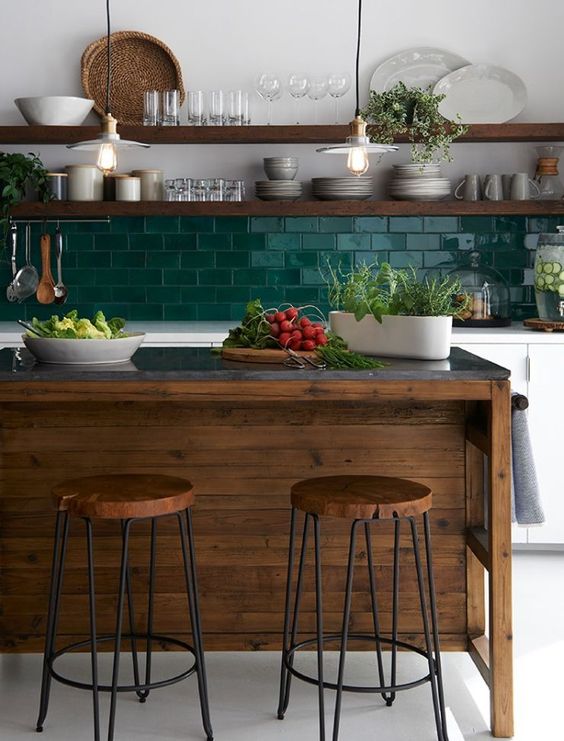 Dark Grey Marble Kitchen Island white cabinets plus a dark stained kitchen island with a grey marble countertop and matching wooden