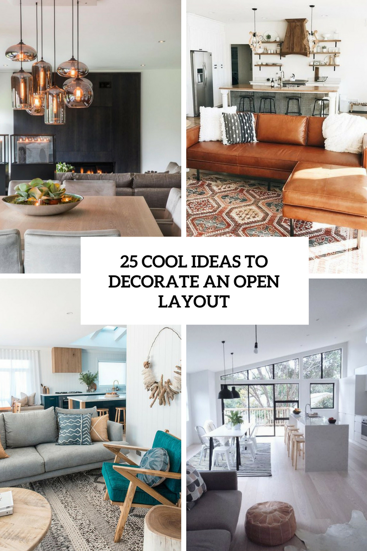 cool ideas to decorate an open layout cover