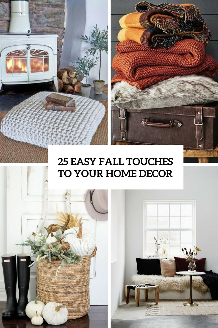 easy fall touches to your home decor cover