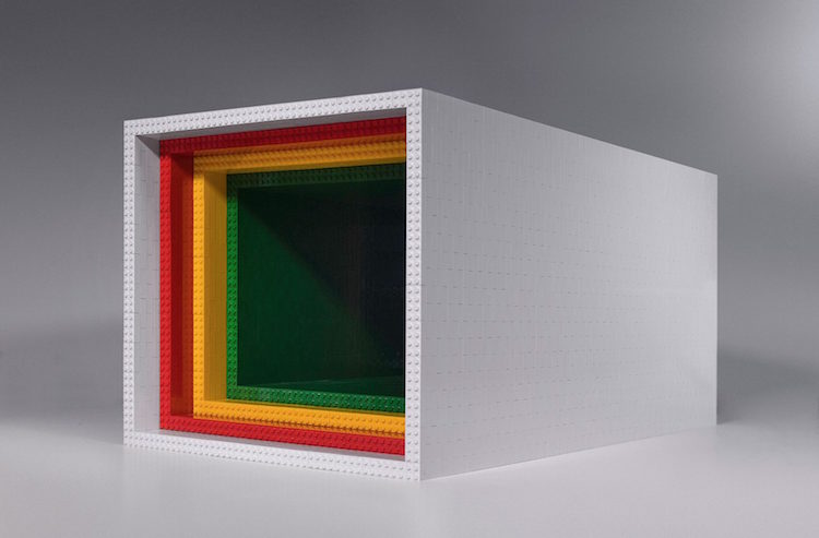 LEGO Coffee Table With Colorful Edges