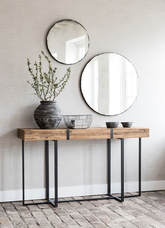 Edgy And Cool Mirrors For Your Entryway, How Big Should Entryway Mirror Be