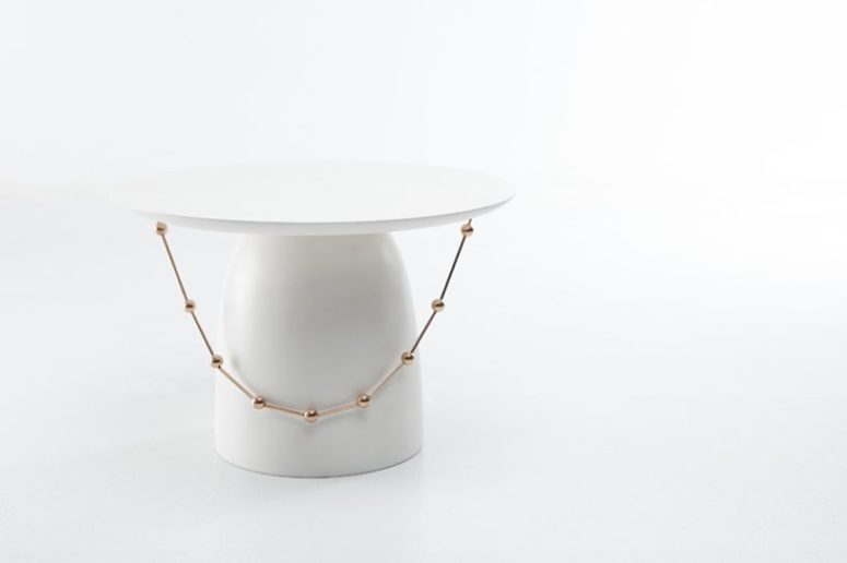 Here's birch plywood plus aluminum, with a rounded base