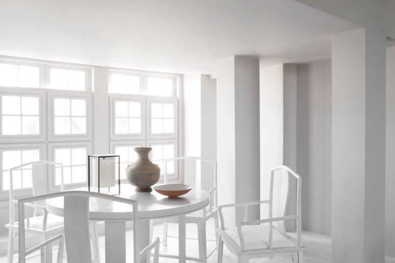 There's a sparate dining space, fully lit with natural light to make it super inviting