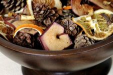 09 make your own fall potpourri in a bowl and display in your bedroom