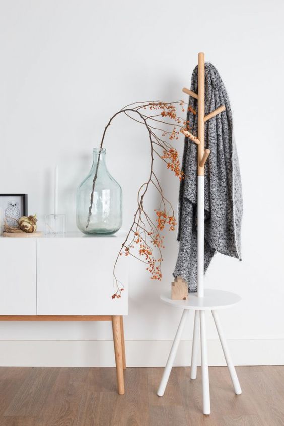 DIY Modern Free Standing Coat Rack