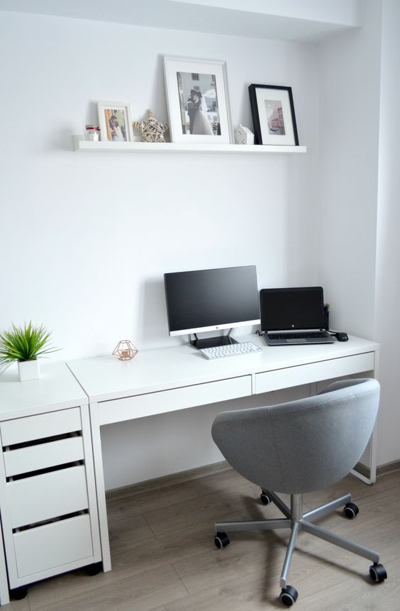 if you don't have any wireless items, hide every cord somewhere, in drawers or compartments