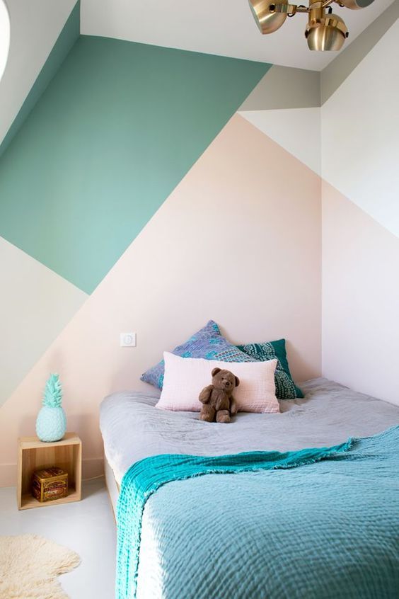 Color Block Accent Wall