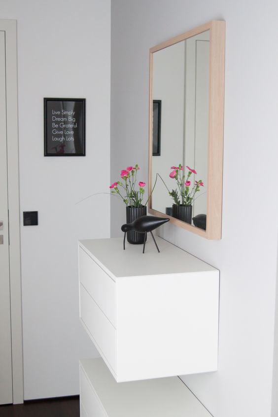 25 Cool Floating Consoles For Small Entryways Digsdigs