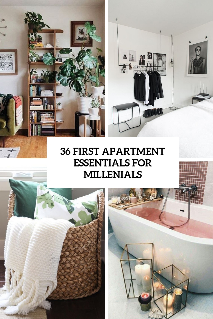 36 First Apartment Essentials For Millenials - DigsDigs