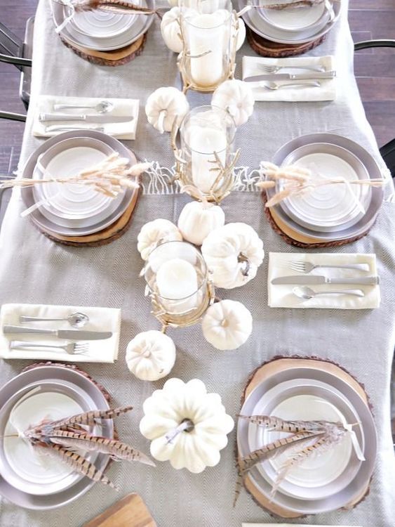 25 Neutral Thanksgiving Home Decor Ideas DigsDigs