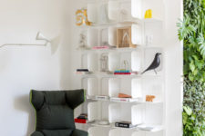cute corner designed to be a reading nook
