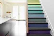 05 a whole rainbow of colors is what you need for an awesome and modern staircase look