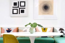 18 bright colors are what you need for a creating a mid-century modern space