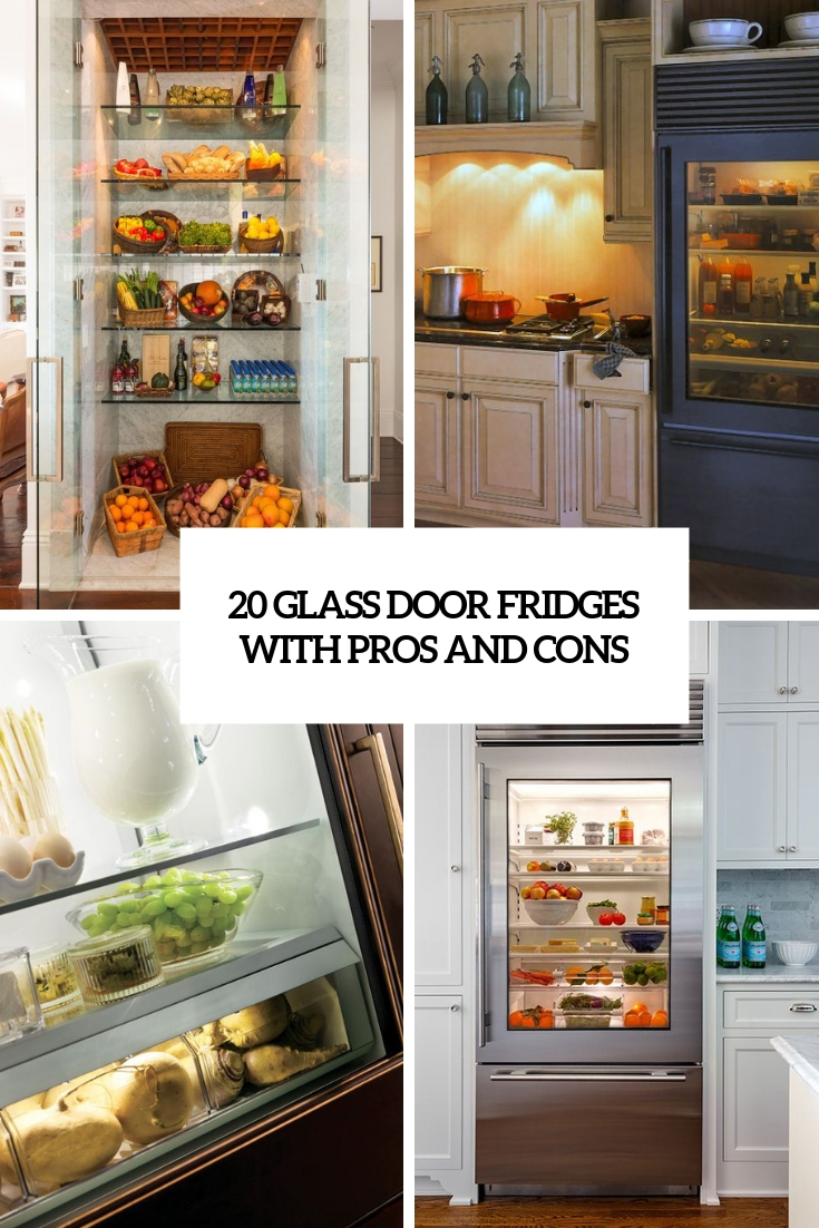 glas door fridges with pros and cons cover