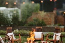 firepit can add coziness and illuminate an outdoor space