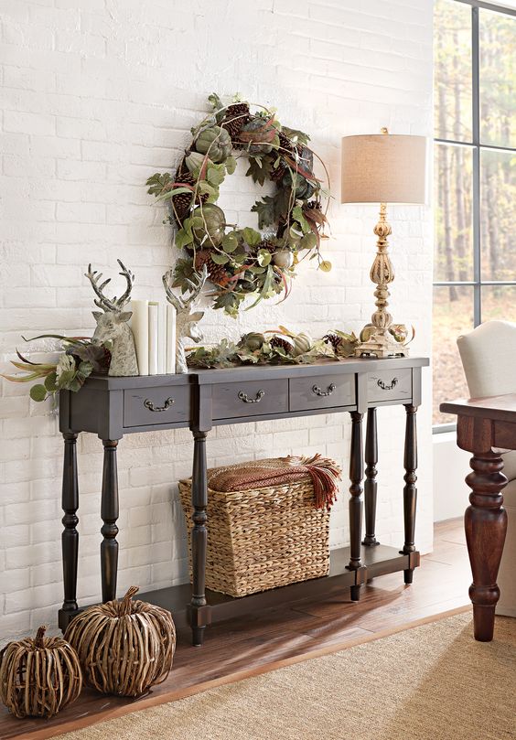 1506110210 MITCHELL CONSOLE TABLE 
2214635880 FREEPORT RUG 
9307410610 HEIRLOOM PUMPKIN WREATH 
9307300610 HEIRLOOM PUMPKIN GARLAND
1759600890 GABBANA SET OF 3 BASKETS 
9295500820 RATTAN PUMPKIN 
9295510820 RATTAN PUMPKIN 
2096400810 AVIAN LAMP 
5102900170 DOVER THROW 
9296500270 STAG BOOKENDS 
1672900960 TABLE WALTON 
0273500790 PARSON CHAIR LINEN