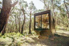 01 CABN is a tiny off-grid cabin that is ideal to bring outdoors in and unplug for some time