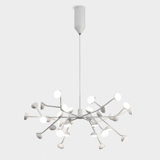 As a main characteristic, its frames, decorated in white epoxy, provide the possibility of replacing its LED points