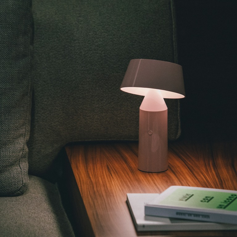 lamp that brings intimate light The lamp is portable to bring intimate light wherever you need it and make you happy