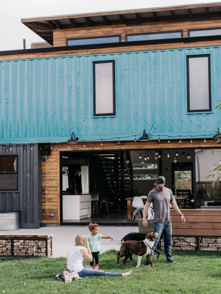 The owner, a firefighter, consulted architects to build the house for several generations of his family