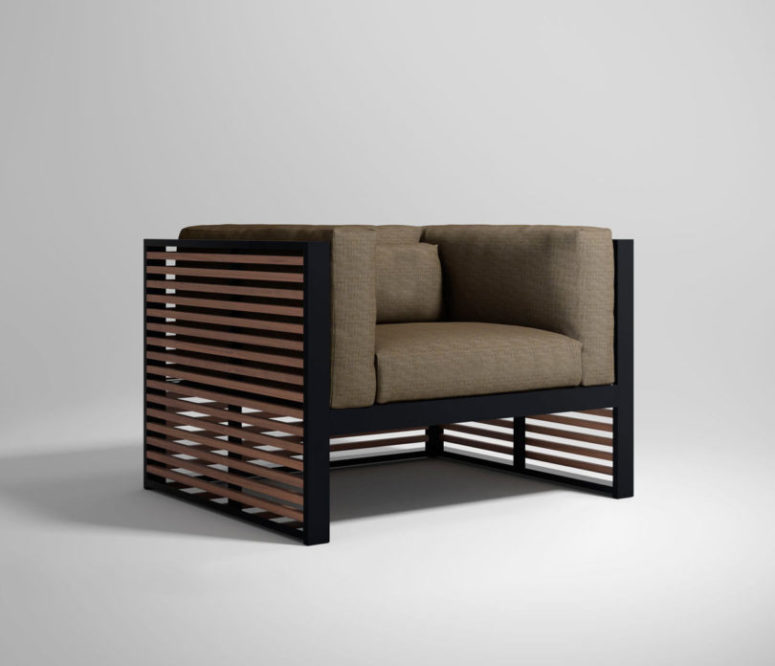 The collection was inspired by Mediterranean homes and their shutters