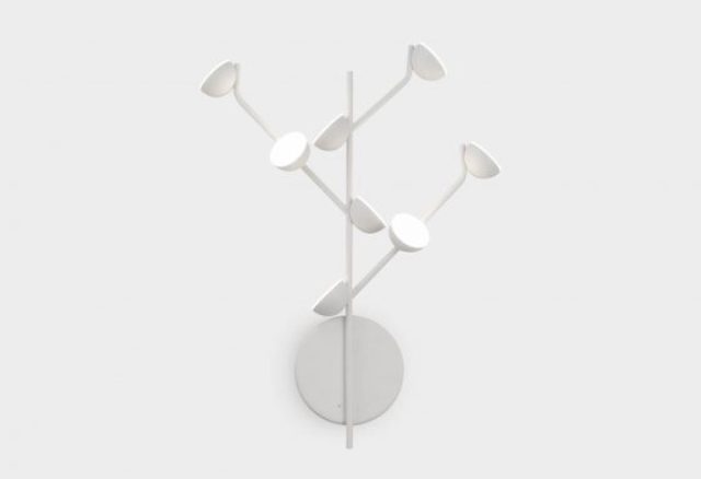 Here's another wall version with a single branch of lights