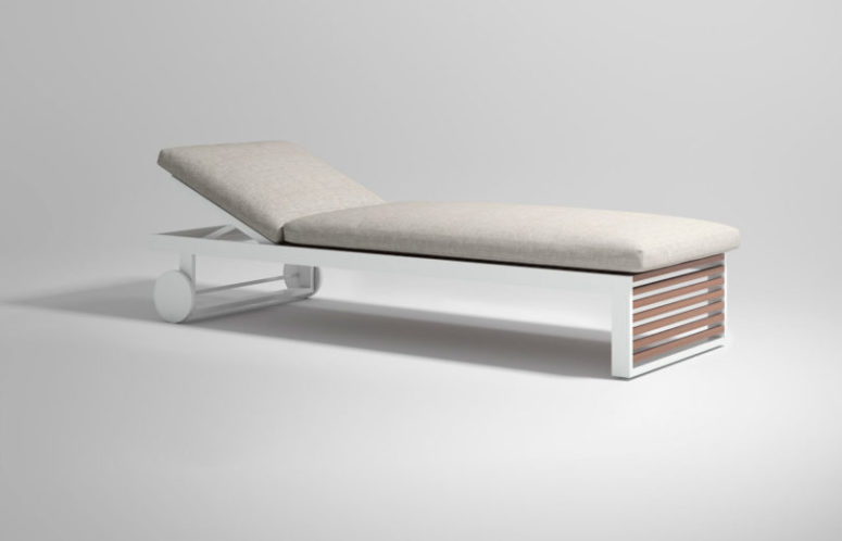 Even loungers feature teak wood and framing, not much btu still enough to match