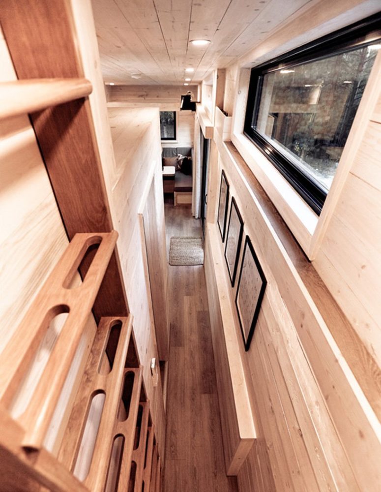 Rush upstairs to have a sleep, a sleeping space as the most private one is upstairs to hide it