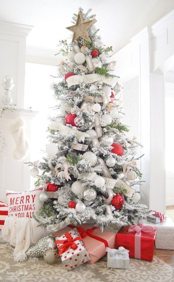 25 Snowy Christmas Home Decor Ideas - DigsDigs