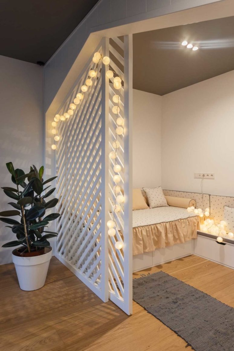 There are comfy beds, sideboards and much storage space