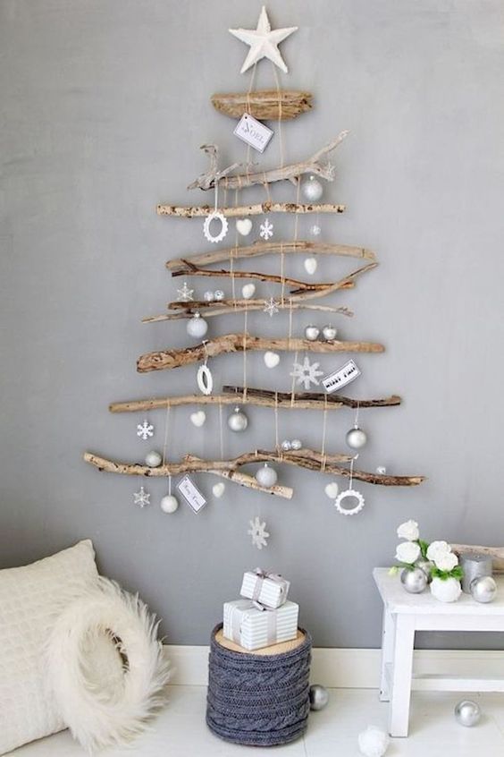 wall mounted christmas tree