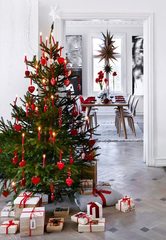 78 Scandinavian Christmas Tree Decor Ideas - DigsDigs