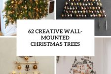 62 creative wall-mounted christmas trees cover