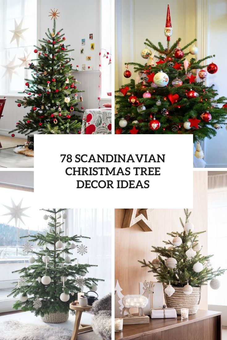 Simple Scandinavian Christmas Tree Decorating Inspiration