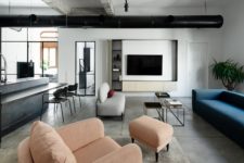 01 This ultra modern apartment was renovated to fit the owners’ lifestyle and their needs completely