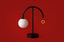 02 These balanced lamps look like moving sculptures and they are very cool to make your interior more eye-catchy