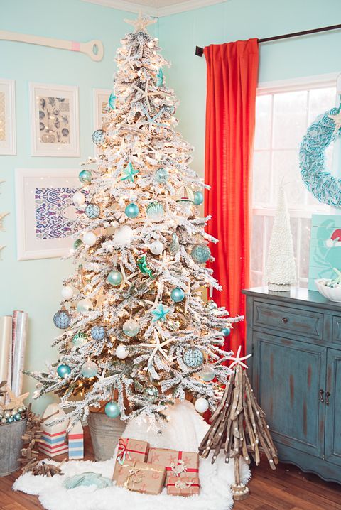 Beach themed christmas tree deals