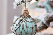 16 a faux glass float Christmas ornament is ideal for tree decorating and will take you a couple of minutes to craft