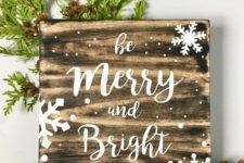 indoor wall sign for Christmas decor