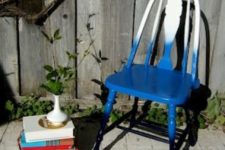 18 an ombre blue accent chair is an easy DIY project even for a starter, make one yourself of an old chair