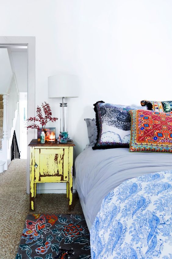 a unique and bright piece is a creative addition to your eclectic space, it brings personality