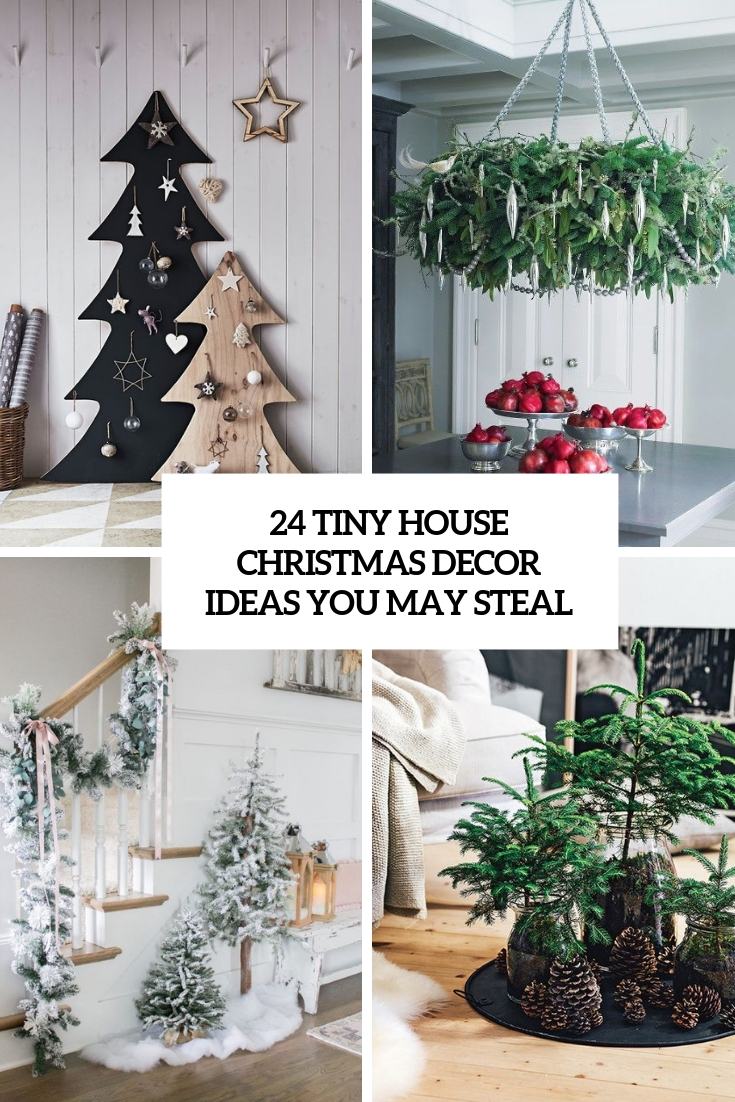 24 Tiny House Christmas Decor Ideas You May Steal - DigsDigs