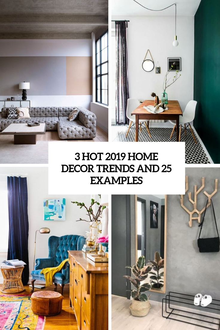 hot 2019 home decor trends and 25 examples cover