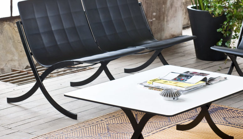 Stylish Outdoor Barceloneta Sofa And Chair