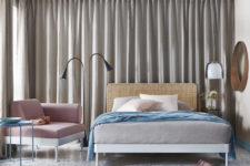 01 Delaktig bed is a Queen-sized piece created by IKEA in collaboration with Tom Dixon, it features modern design and all the characteristic features of IKEA – personalizing and modularity